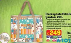 İZOLASYONLU PİKNİK ÇANTASI 20 L İZOLASYONLU PİKNİK ÇANTASI 20 L